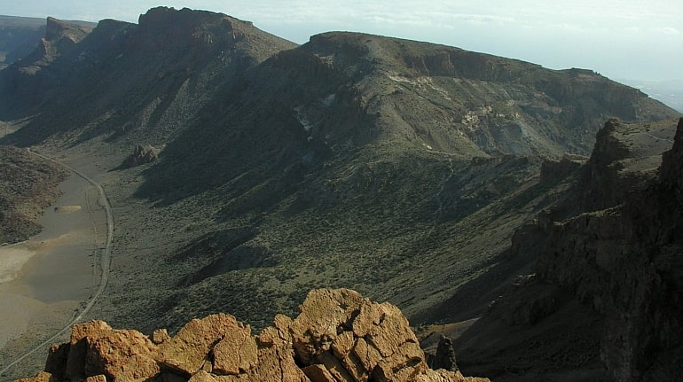 Vista desde Guajara del camino en la Hoya del Montón de Trigo | Carlos Velázquez García