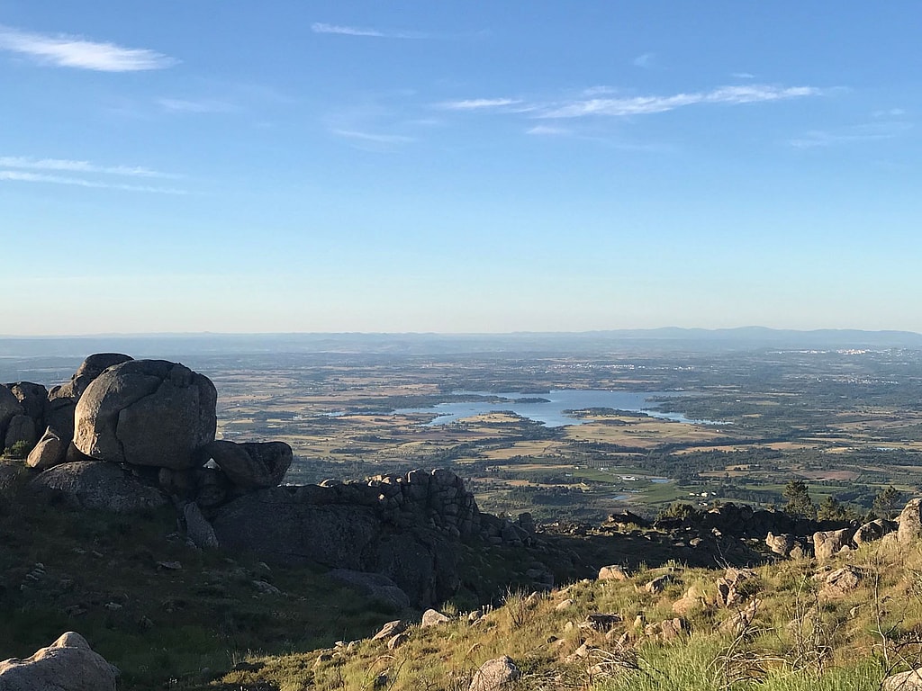 The Castelo Branco plain taken from the Gardunha mountain