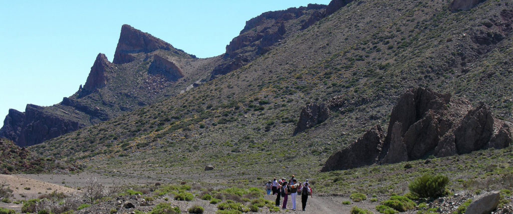 El camino en la Hoya del Montón de Trigo al pie de Pasajirón